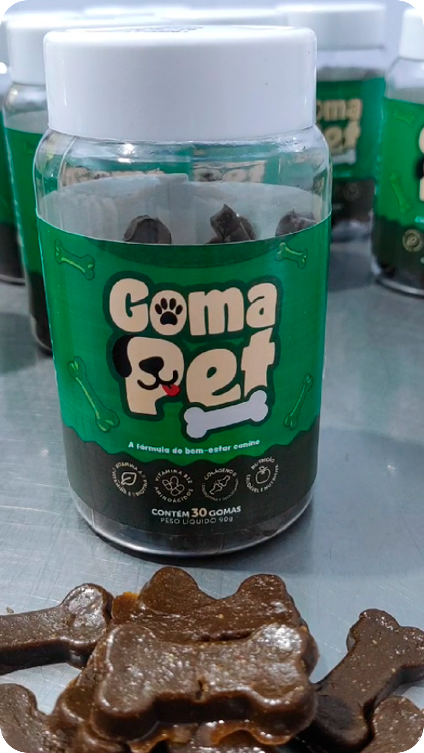 GomaPet – goma saborosa